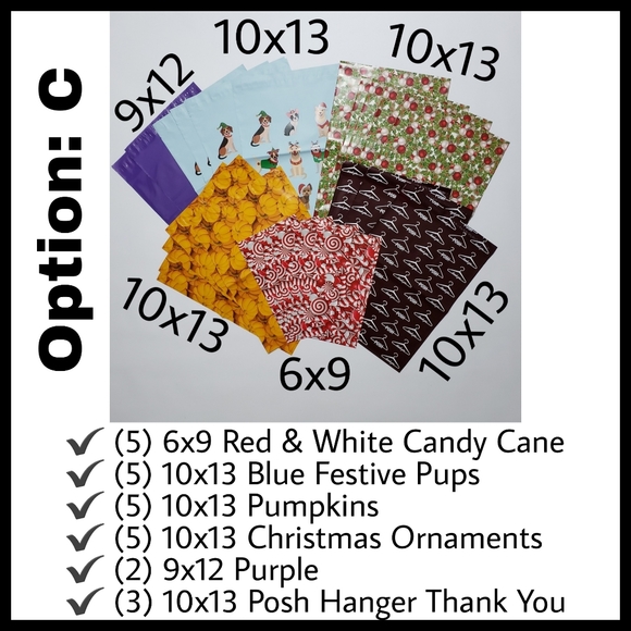 50 Polymailers Choose Your Bundles Posh Hanger - Picture 4 of 10